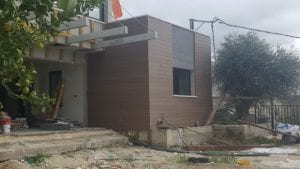 חיפוי דק קיר חיצוני בבית כרמיאל